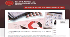 Desktop Screenshot of bennettandbrkovichcpas.com